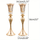 DecorBites™ Crystal Flower Stand Set, 22" Tall Metal Vases