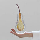 Decorbites crystal glass green & clear cherry figurine living room decor