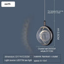 Decorbites crystal jellyfish chandelier gold bedroom pendant light