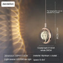 Decorbites crystal jellyfish chandelier gold bedroom pendant light