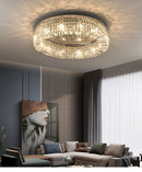 DecorBites™ Crystal LED Chandelier Ceiling Light - Gold