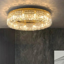 DecorBites™ Crystal LED Chandelier Ceiling Light - Gold