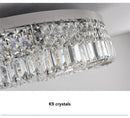 DecorBites™ Crystal LED Chandelier Ceiling Light - Gold