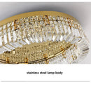 DecorBites™ Crystal LED Chandelier Ceiling Light - Gold