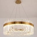 Decorbites crystal led chandelier gold dining room lighting