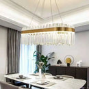 Decorbites crystal led chandelier gold dining room lighting