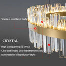 Decorbites crystal led chandelier gold dining room lighting