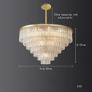 Gold Rectangular Dining Light