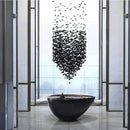 Decorbites crystal led chandelier staircase luxury glass lighting