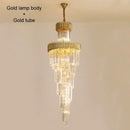 Black Gold Staircase Chandelier