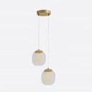 Decorbites crystal led pendant warm yellow kitchen light