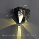 DecorBites™ Crystal LED Wall Sconce: Modern Minimalist Bedroom Luxury Light