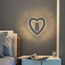 DecorBites™ Crystal LED Wall Sconce: Modern Minimalist Lighting for Living Room, Bedroom, Hallway