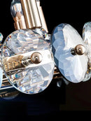 DecorBites™ Crystal Living Room Chandelier: Luxury European Designer Lighting Fixtures