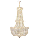 Modern european crystal luxe chandelier living room multi tiered light