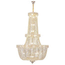 Modern european crystal luxe chandelier living room multi tiered light