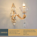 European gold crystal luxe pendant lamp for dining room