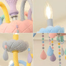 DecorBites™ Crystal Luxury Candle Chandelier Vanity Pendant Light for Living Dining Bedroom