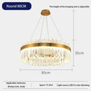 DecorBites™ Crystal Pendant Chandelier for Home Decor