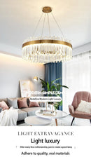 DecorBites™ Crystal Pendant Chandelier for Home Decor