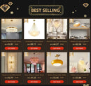 DecorBites™ Crystal Pendant Chandelier for Home Decor