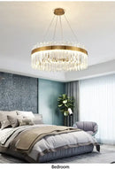DecorBites™ Crystal Pendant Chandelier for Home Decor