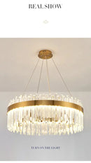 DecorBites™ Crystal Pendant Chandelier for Home Decor