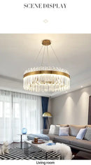DecorBites™ Crystal Pendant Chandelier for Home Decor