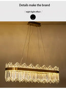 DecorBites™ Crystal Pendant Chandelier for Home Decor