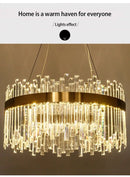 DecorBites™ Crystal Pendant Chandelier for Home Decor