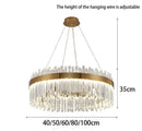 DecorBites™ Crystal Pendant Chandelier for Home Decor
