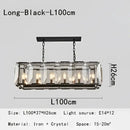 Decorbites crystal pendant chandelier gold living room light