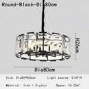 Decorbites crystal pendant chandelier gold living room light