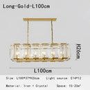 Decorbites crystal pendant chandelier gold living room light