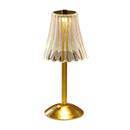 DecorBites™ Crystal retro table lamp  bedroom bedside lamp luxurious atmosphere lamp rechargeable dimming LED light