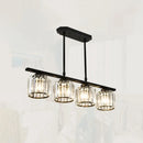 DecorBites™ Crystal Shade Ceiling Light for Dining Room Island in Simple Style