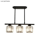 DecorBites™ Crystal Shade Ceiling Light for Dining Room Island in Simple Style