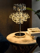 Decorbites crystal table lamp golden chandelier bedroom light