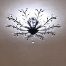 Decorbites crystal tree black chandelier with beads bedroom light