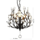 Decorbites crystal tree black chandelier with beads bedroom light
