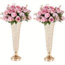 DecorBites™ Crystal Vases Set for Dining Tables and Home Decor