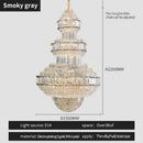 Decorbites crystal villa gold chandelier living room lighting