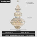 Decorbites crystal villa gold chandelier living room lighting