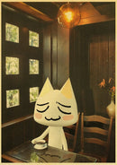 DecorBites™ Cute 3D Cat Poster for Home Decor