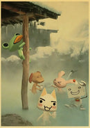 DecorBites™ Cute 3D Cat Poster for Home Decor