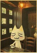 DecorBites™ Cute 3D Cat Poster for Home Decor