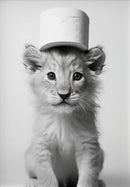 DecorBites™ Cute Animals Canvas Wall Art for Bathroom