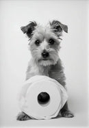 DecorBites™ Cute Animals Canvas Wall Art for Bathroom
