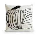 Decorbites cute dog printed black & white pillow cover living room