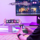 Decorbites cute gaming digital clock pixel art pink & white bedroom